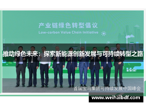 推动绿色未来：探索新能源创新发展与可持续转型之路
